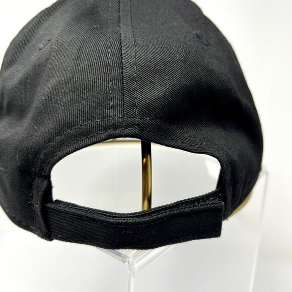 New Era 9Forty Baseball Hat Men One Size Fits Black Hook & Loop Adjustable Cap - Picture 4 of 8
